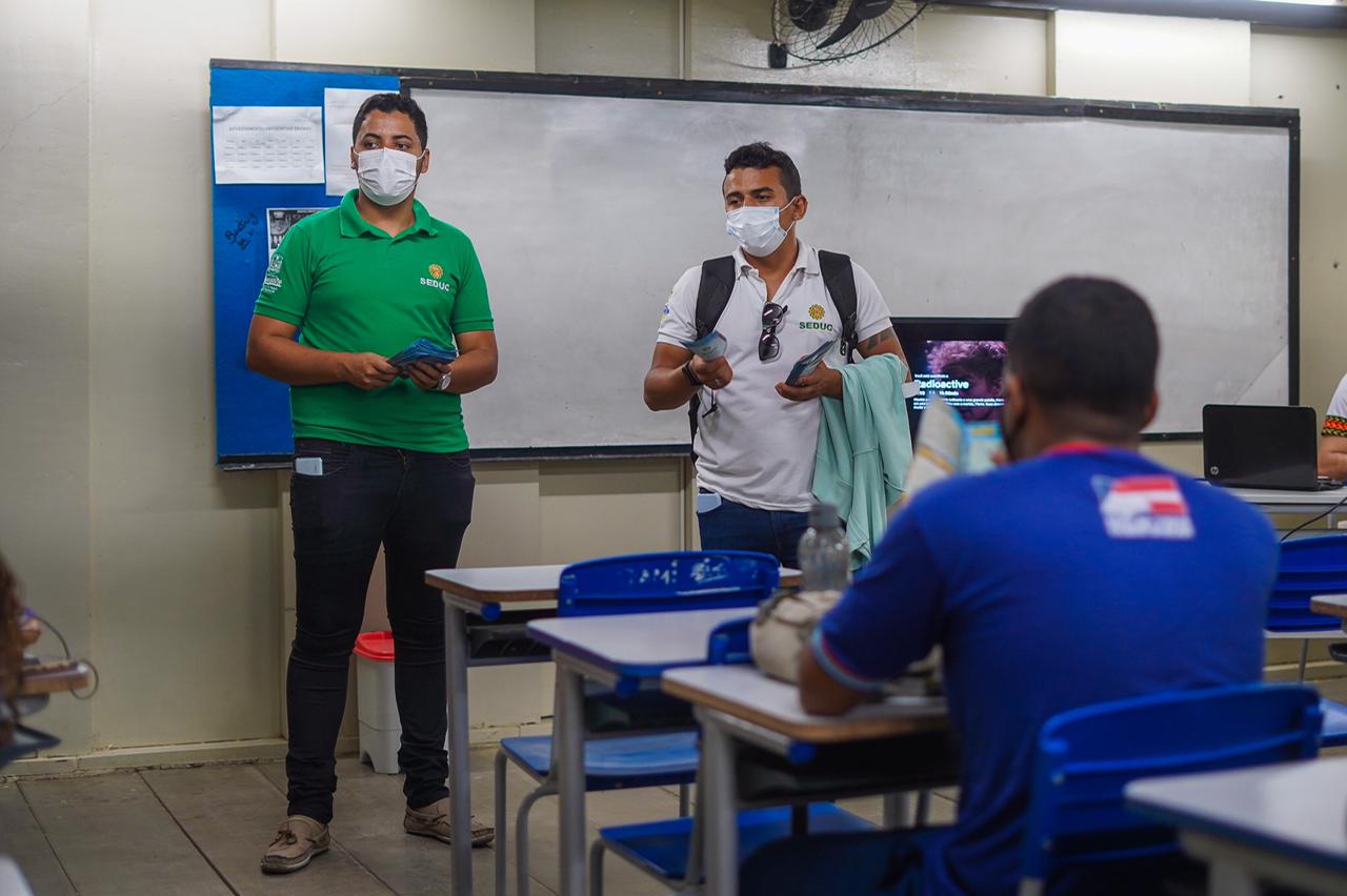 Aprova Juazeiro: estudantes da rede estadual recebem orientações sobre funcionamento do projeto