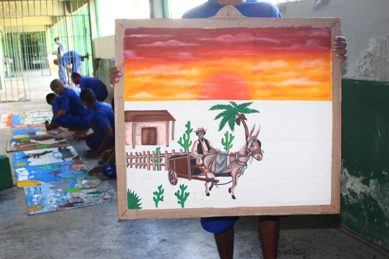 “Arte na Prisão”: Prefeitura leva educação e cultura para Conjunto Penal de Juazeiro