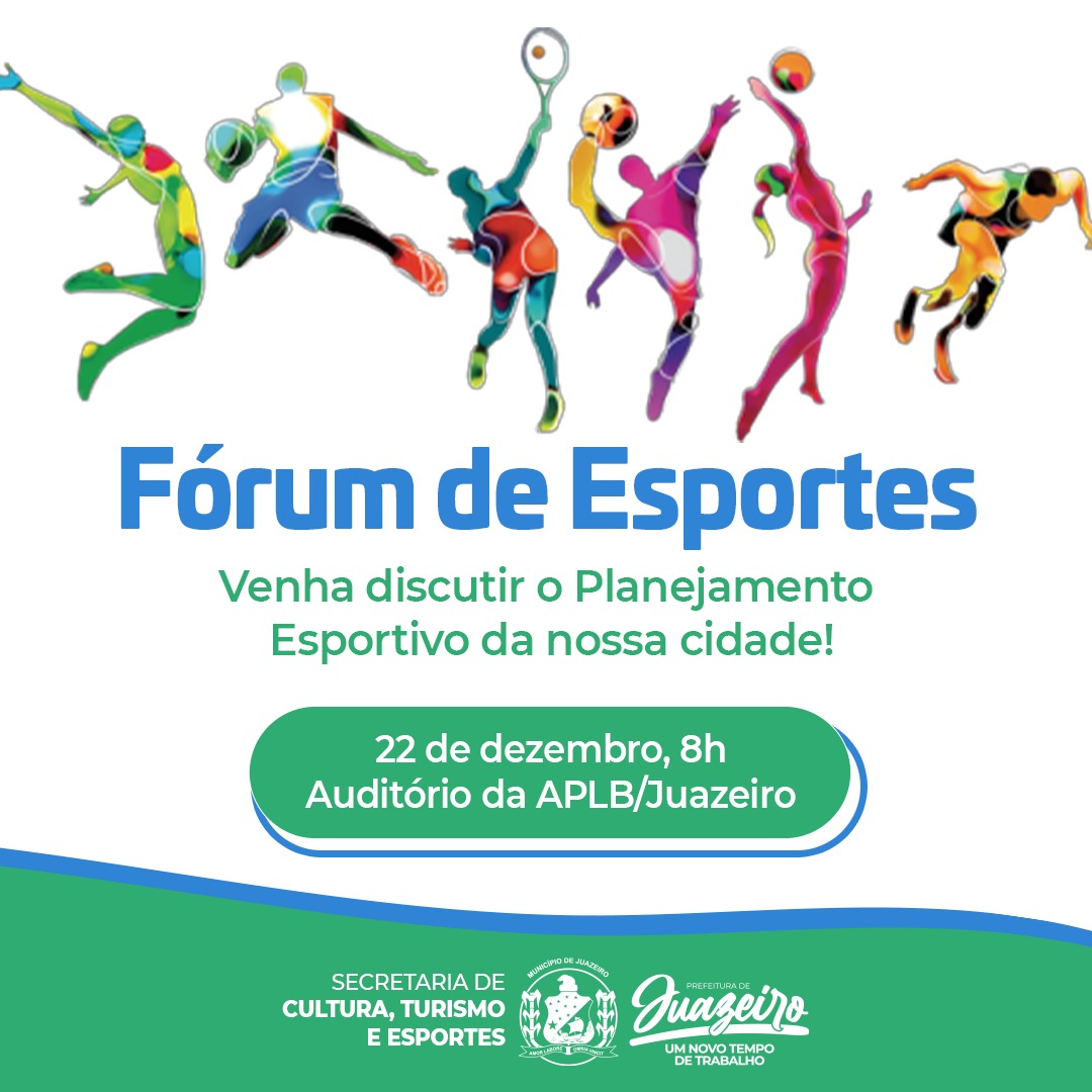 Prefeitura de Juazeiro vai realizar Fórum de Esportes nesta quarta-feira