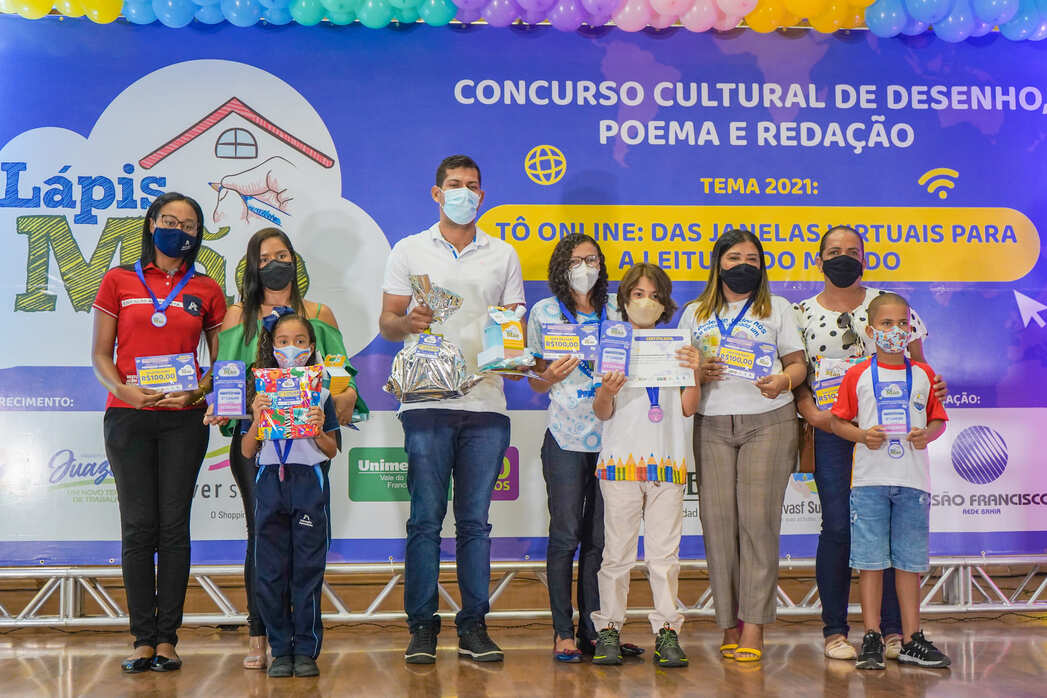 Estudantes da rede municipal de Juazeiro são premiados no concurso cultural “Lápis na mão – em casa”, em parceria com a TV São Francisco