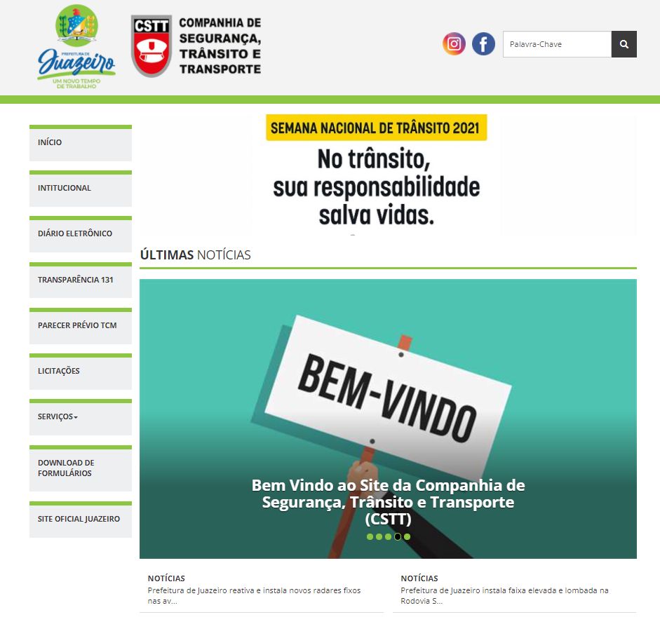 CSTT de Juazeiro amplia atendimento ao público com site institucional