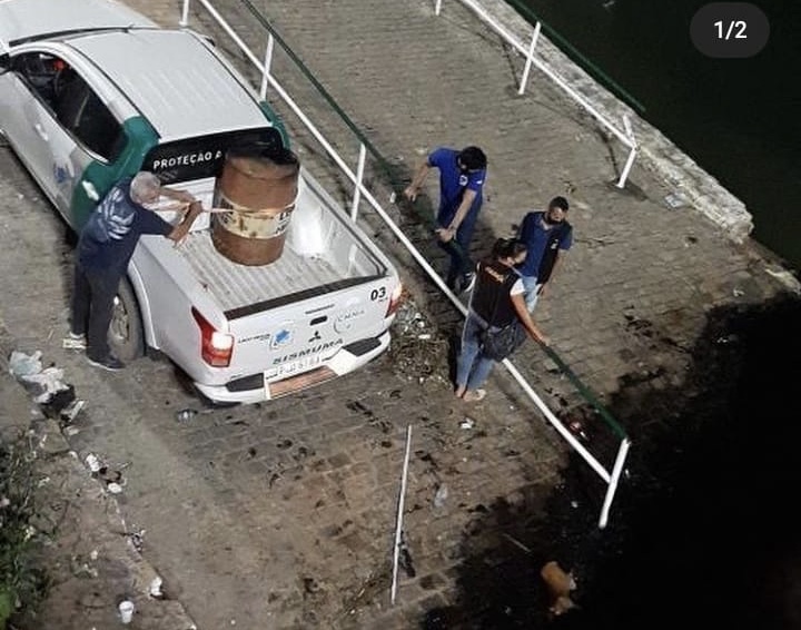 Prefeitura de Juazeiro toma providências para identificar e responsabilizar autor de derramamento de óleo no Rio São Francisco