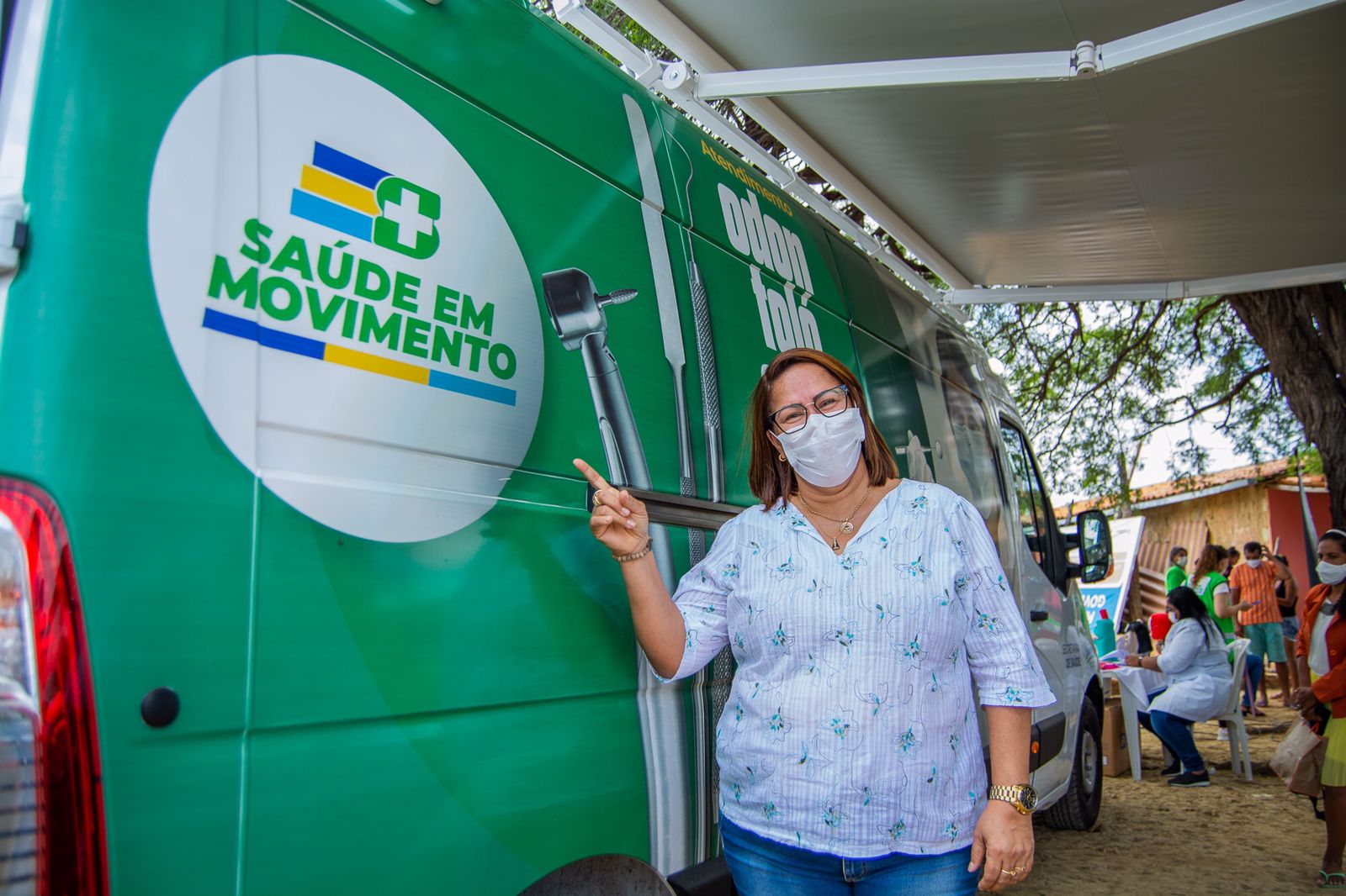 Prefeita Suzana Ramos inaugura Unidade Móvel de Atendimento Odontológico na segunda edição do ‘Saúde em Movimento’