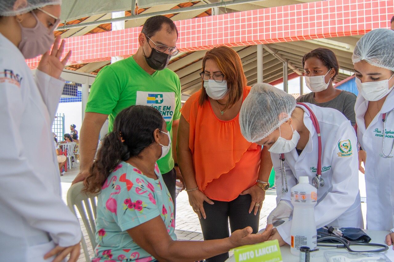 Prefeita Suzana Ramos acompanha a 3ª edição do ‘Saúde em Movimento’; pacientes saem satisfeitos e elogiam atendimento