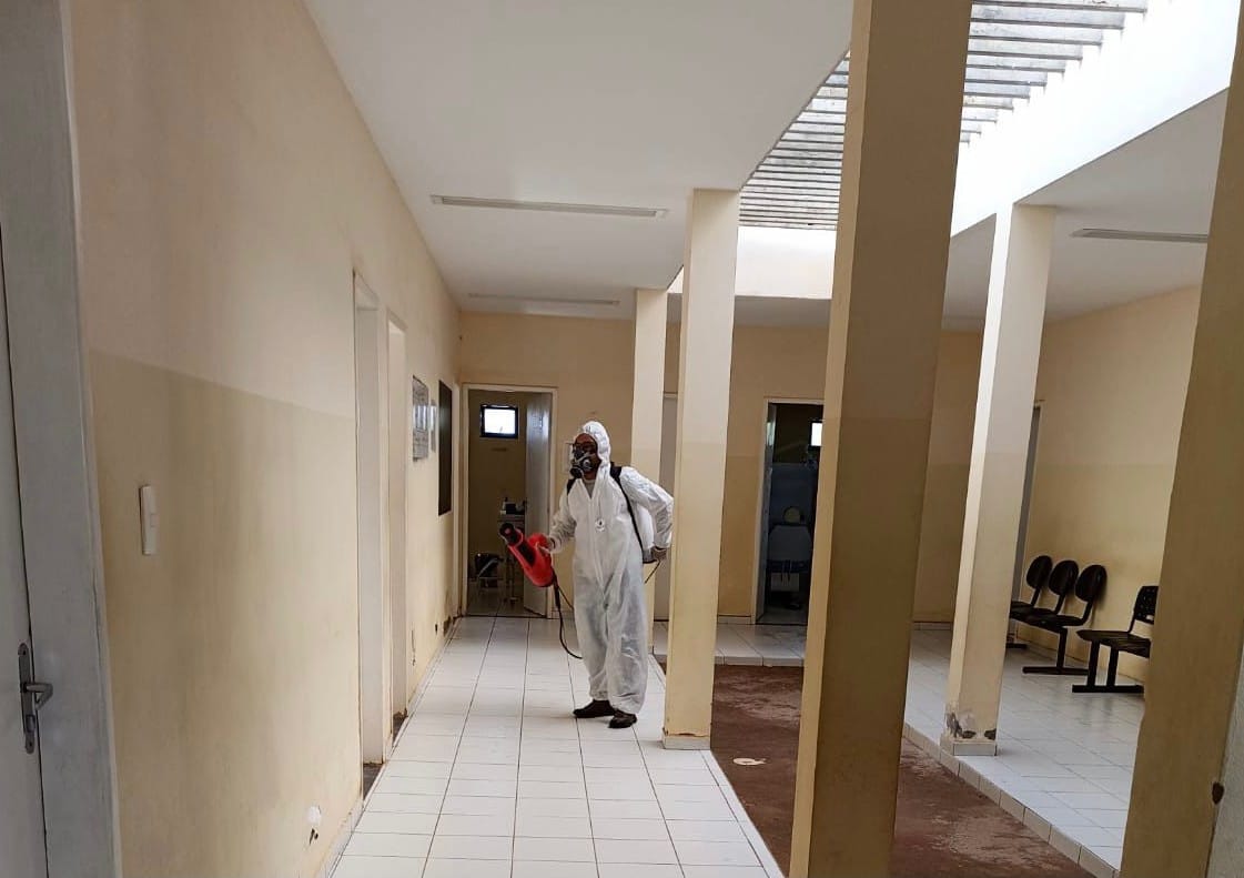 Prefeitura de Juazeiro segue com sanitização nas Unidades Básicas de Saúde como prevenção à Covid-19