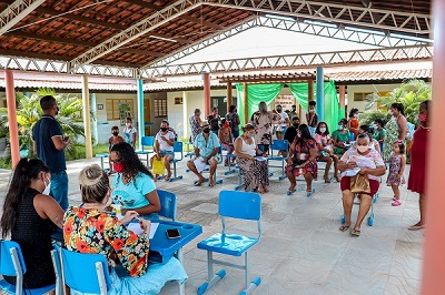 Moradores do Residencial Dr. Humberto recebem serviços de saúde em ação itinerante