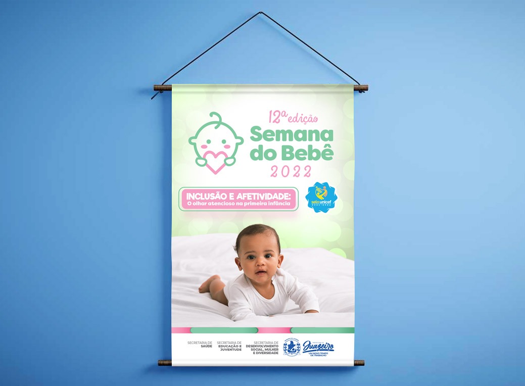 Prefeitura de Juazeiro lança programação da 12ª Semana do Bebê com o tema “Inclusão e Afetividade: O olhar atencioso na primeira infância”