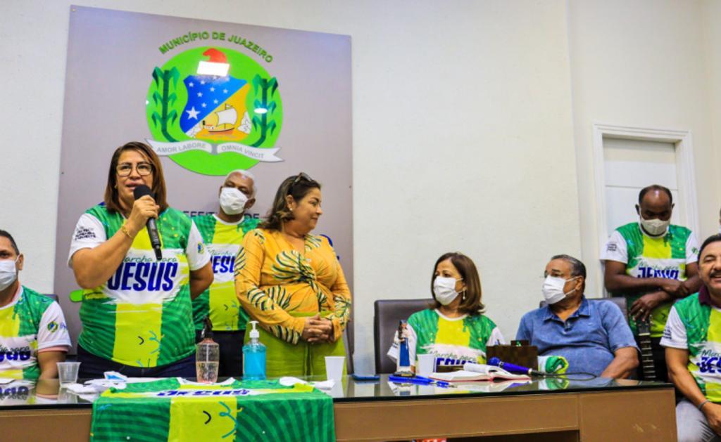 Prefeita Suzana Ramos devolve organização da Marcha para Jesus aos pastores de Juazeiro