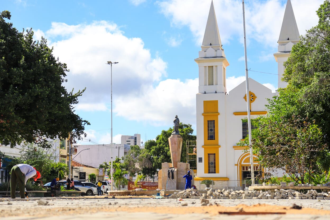 População vai receber Praça da Bandeira totalmente requalificada no mês de aniversário de Juazeiro