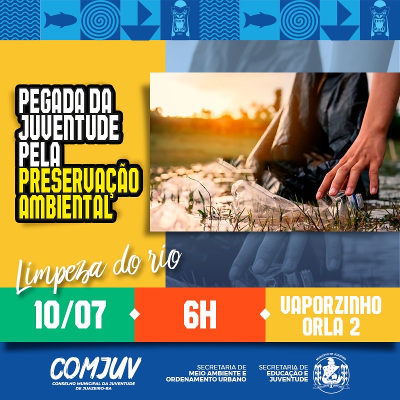 Juventude, preservação ambiental e responsabilidade social irão protagonizar ação neste domingo em Juazeiro