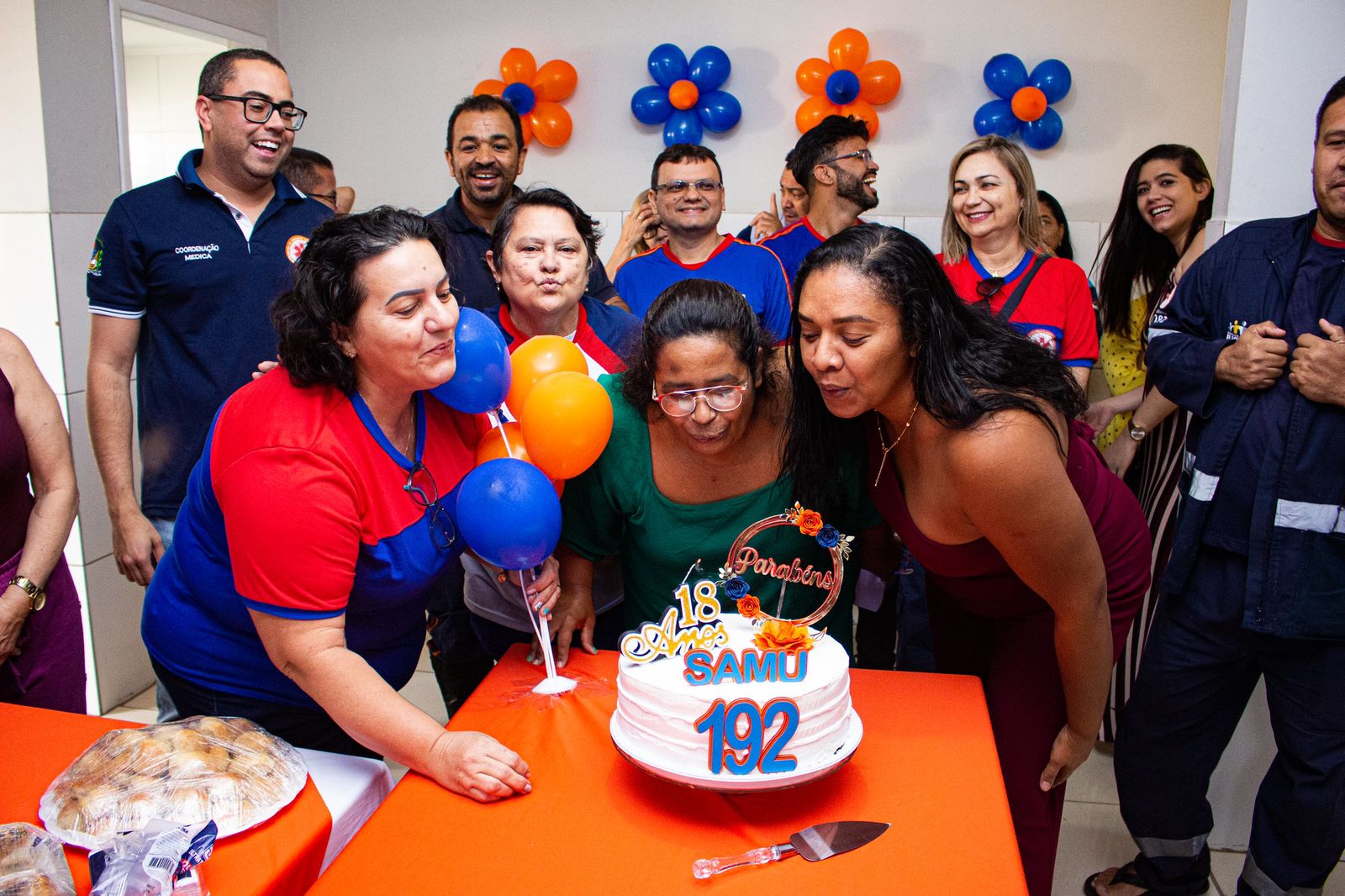 Profissionais do Samu de Juazeiro celebram 18 anos com café da manhã