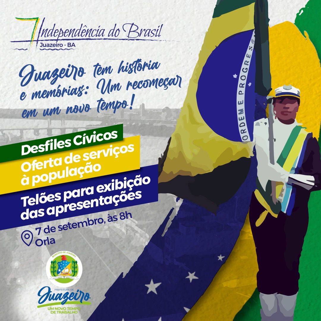 Com programação intersetorial e estrutura arrojada, evento de 7 de setembro em Juazeiro levará história e memória da cidade para avenidas