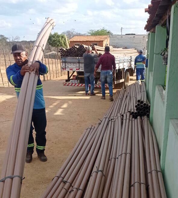 SAAE Juazeiro amplia rede de água para melhorar abastecimento na comunidade de Passarinho, em Maniçoba