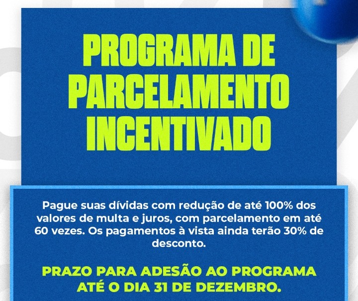 Programa de Parcelamento Incentivado do SAAE Juazeiro dá desconto de até 100% em juros e multas