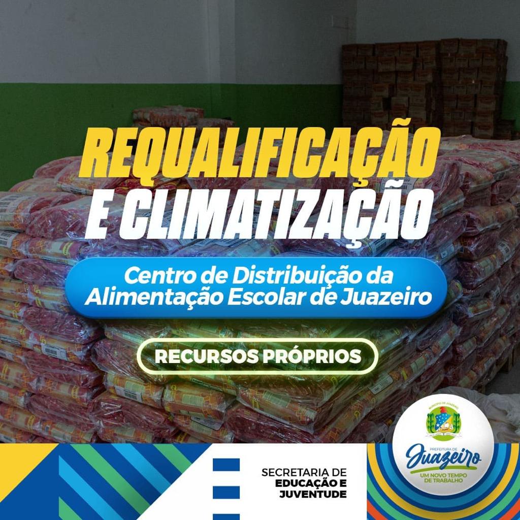 Com recursos próprios, Centro de Distribuição implantado pela gestão Suzana Ramos garante segurança dos itens que compõem a merenda escolar