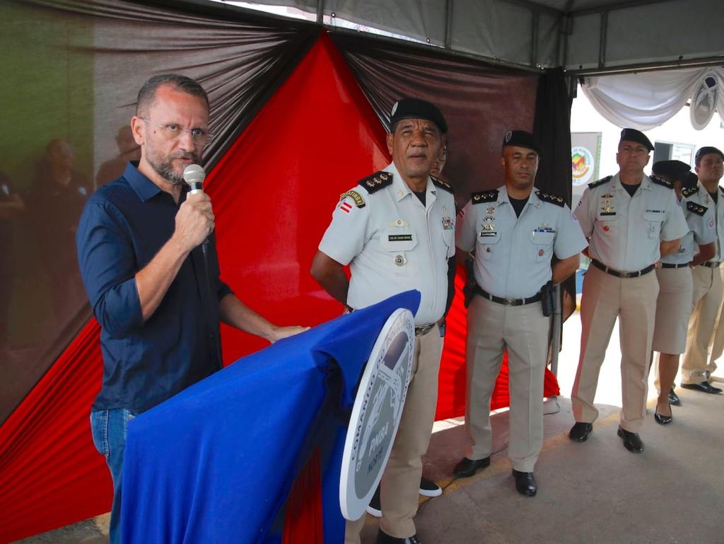 Em solenidade bastante prestigiada, Base Fixa da Polícia Militar é inaugurada no Mercado do Produtor de Juazeiro