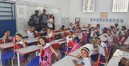 Prefeitura de Juazeiro promove ação interventiva sobre segurança preventiva e convivência cidadã para comunidade escolar da rede municipal de ensino