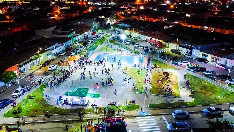 Prefeita Suzana Ramos realiza sonho antigo do bairro Itaberaba e entrega Praça da Amizade   