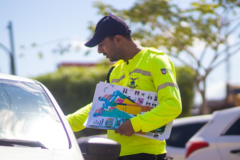 Prefeitura de Juazeiro segue realizando blitz educativas em alusão ao Maio Amarelo