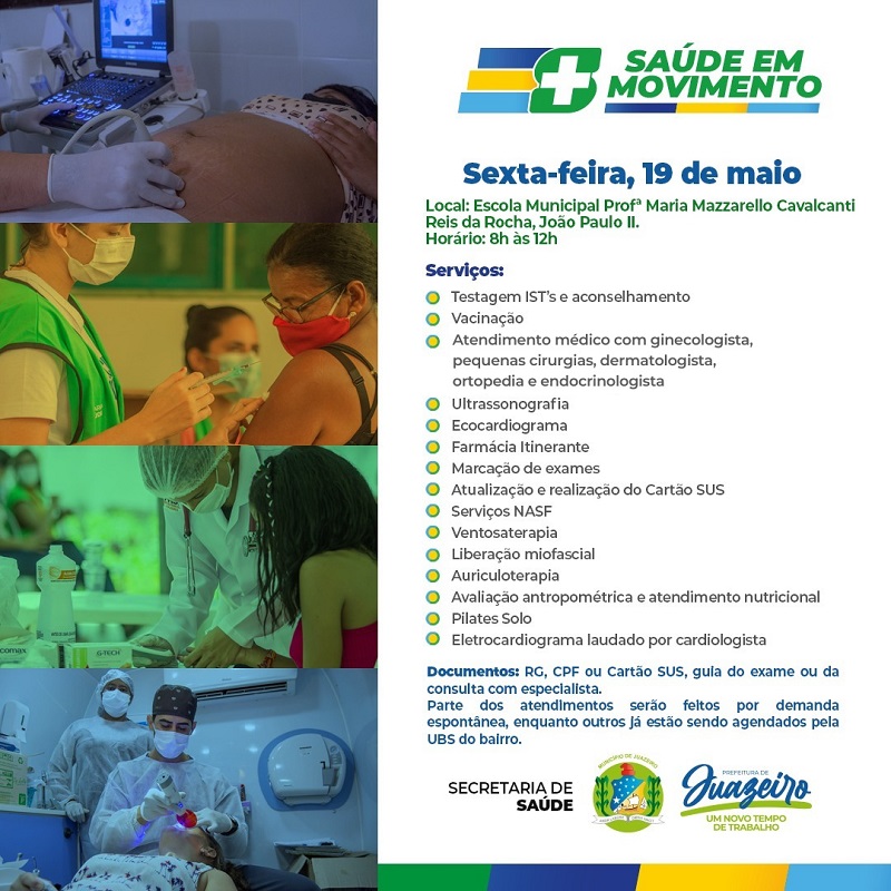 Prefeitura de Juazeiro promove mais uma edição do programa Saúde em Movimento nesta Sexta