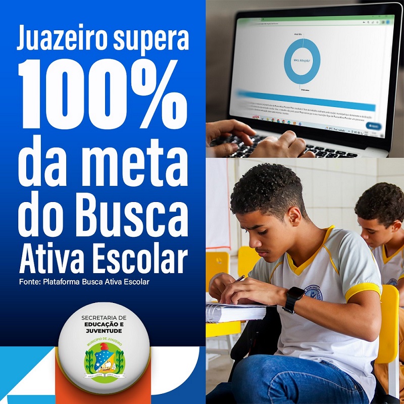 Gestão Suzana Ramos supera meta e atinge mais de 100% do Busca Ativa Escolar