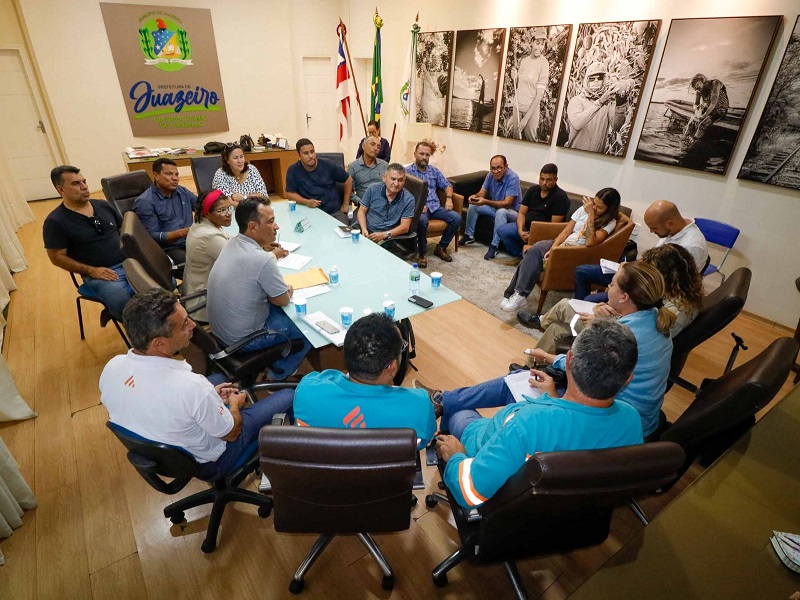 Parceria entre Prefeitura de Juazeiro e Ero Brasil Caraíba foi tema de reunião no Paço Municipal