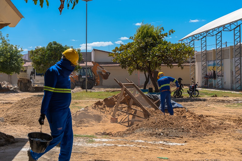 Gestão Suzana Ramos investe em obra de requalificação da Escola Municipal de Tempo Integral Paulo VI