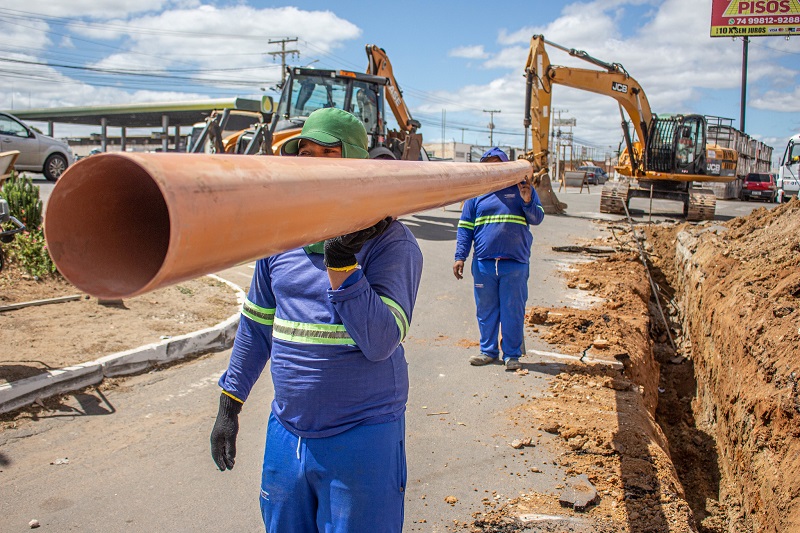 Prefeitura de Juazeiro investe na ampliação do abastecimento e saneamento do município