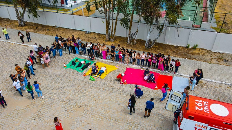 Prefeitura de Juazeiro encerra encontro de enfermagem com homenagem ao Samu e simulação de acidente