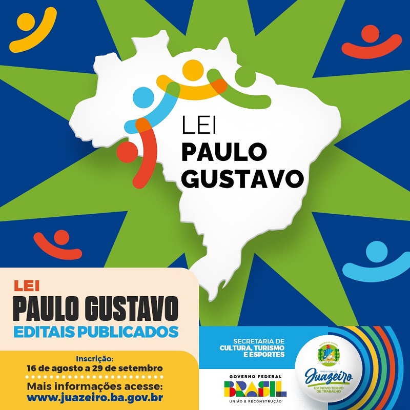 Lei Paulo Gustavo: Prefeitura de Juazeiro destaca que inscrições seguem abertas para os editais