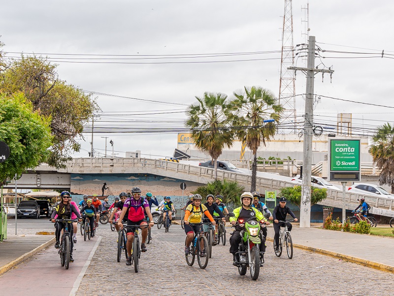 Passeio Ciclístico movimenta manhã de domingo e encerra a Semana Nacional de Trânsito em Juazeiro