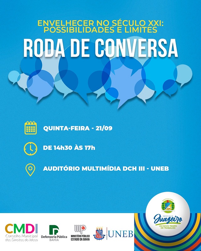 CMDI realiza diálogo sobre qualidade de vida dos idosos nesta quinta-feira no auditório da UNEB