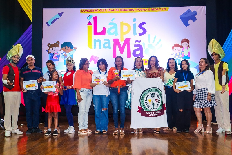 Lápis na Mão: Estudantes da rede municipal de Juazeiro são premiados no projeto