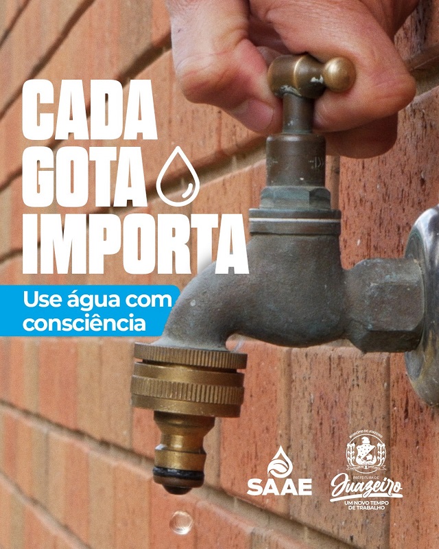 Prefeitura de Juazeiro alerta para uso consciente da água no período mais quente   