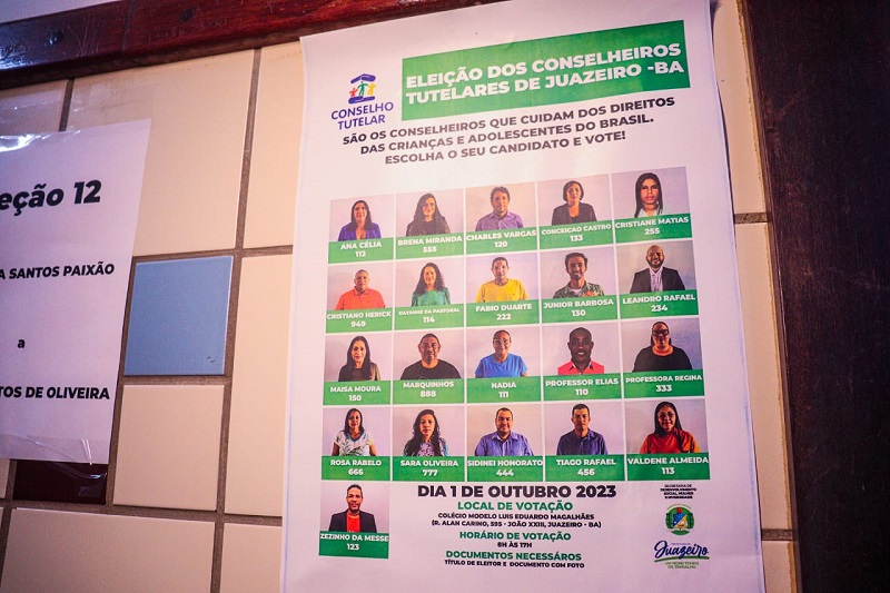 Conheça os conselheiros tutelares de Juazeiro eleitos para o quadriênio 2024/2027