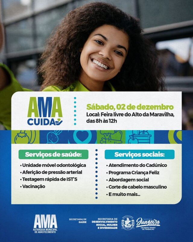 Prefeitura de Juazeiro lança programa “AMA Cuida”, que irá movimentar feiras e mercados da cidade