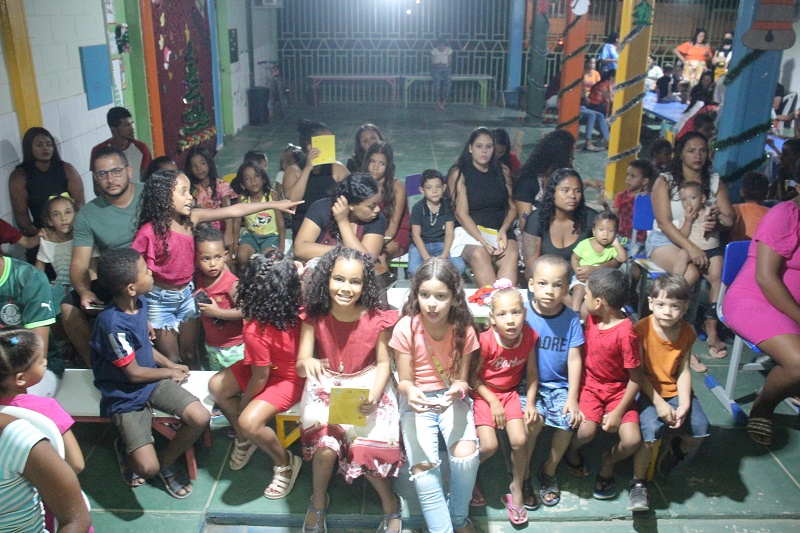 ‘Natal Solidário’ leva alegria para mais de 200 alunos de em escola municipal de Juazeiro