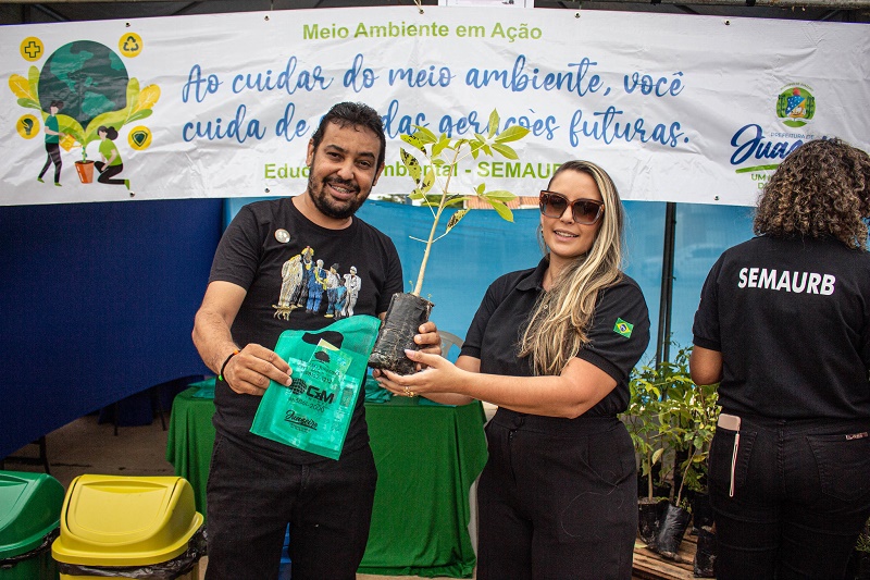 Com ‘Juaarborizado’, gestão Suzana Ramos doa 3 mil mudas de plantas nativas e realiza mais de mil plantios em Juazeiro