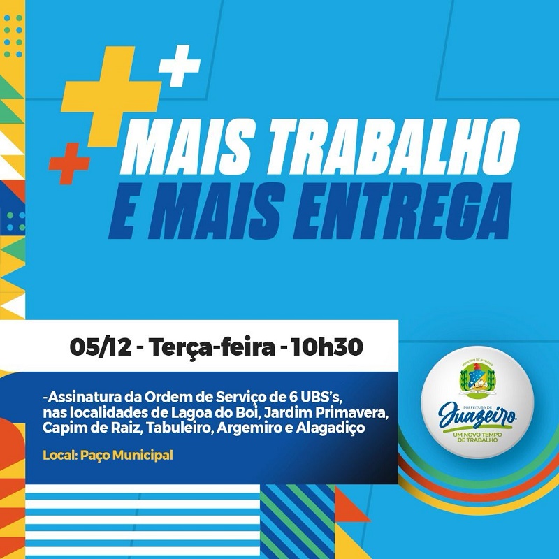Prefeita Suzana Ramos vai assinar ordens de serviços para reforma e requalificação de mais seis UBSs nesta terça-feira (5)