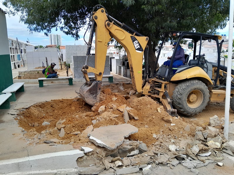 Prefeitura de Juazeiro inicia construção de salas de velório no Cemitério Central