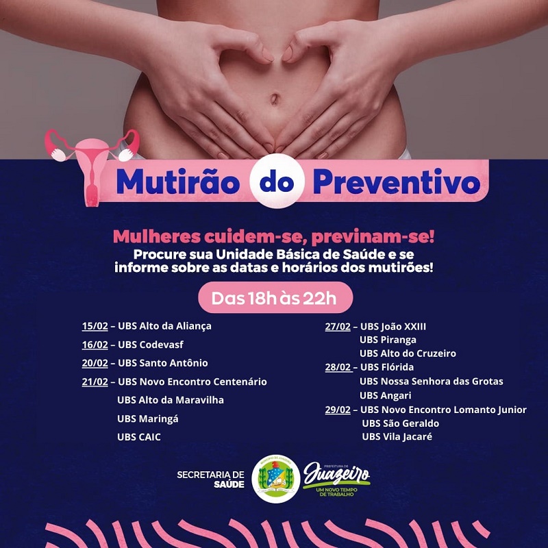 Prefeitura de Juazeiro inova e realiza mutirões noturnos em várias UBSs