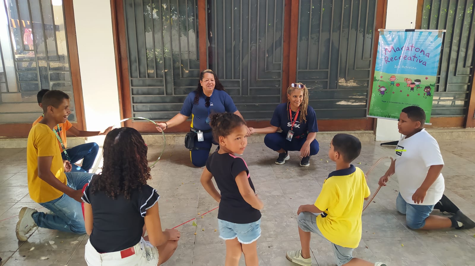 Crianças do CAPS Infanto-Juvenil em Juazeiro recebem atividades recreativas com maratona do SESC Petrolina