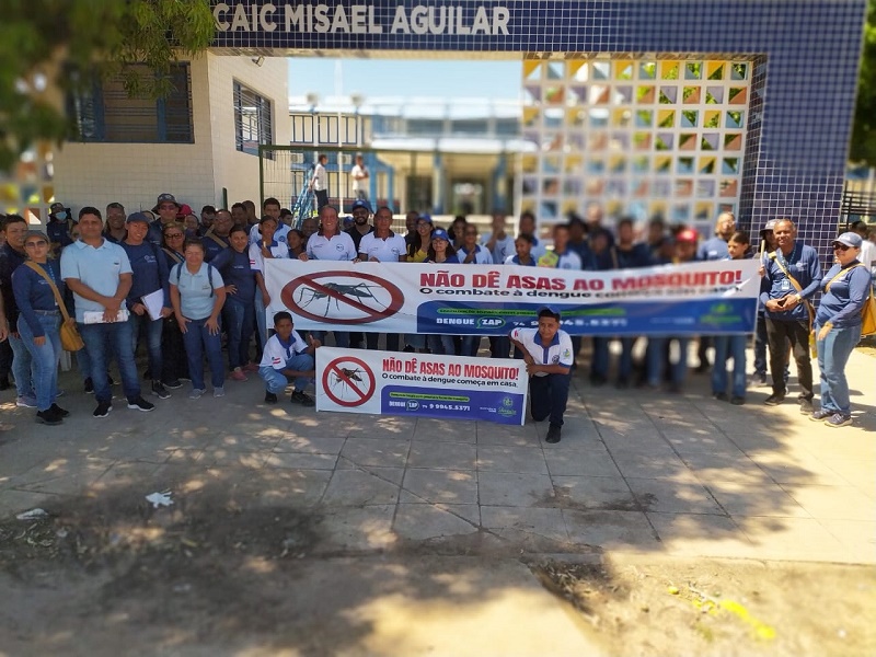 Prefeitura Municipal intensifica combate à dengue com mutirões de visitas dos agentes de saúde nos bairros