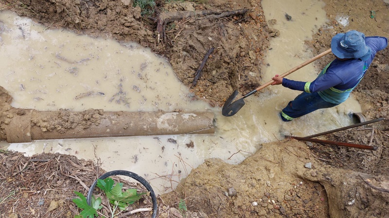 Devido à ruptura da rede, SAAE informa interrupção no fornecimento de água em quatro bairros de Juazeiro