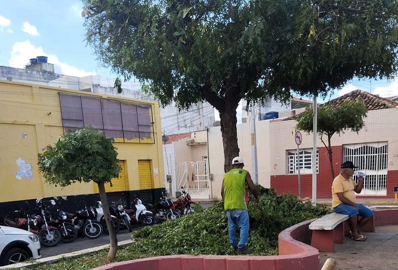 Prefeitura de Juazeiro alerta população sobre o descarte irregular de restos de poda