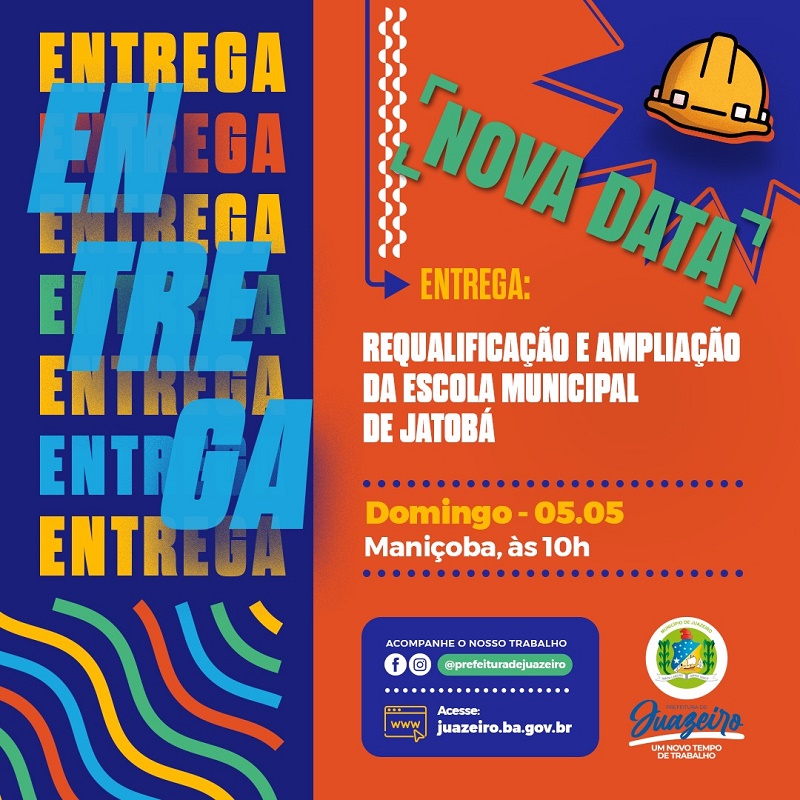 Inauguração da Escola Municipal de Jatobá ganha nova data e será neste domingo (5)