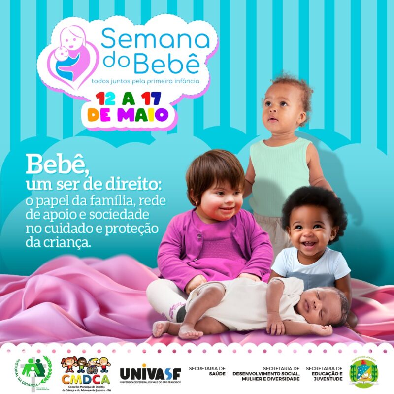 Prefeitura de Juazeiro inicia programação da Semana do Bebê 2024 com entrega da chave ao bebê prefeito neste domingo (12)