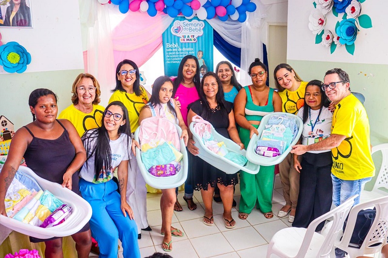 14ª Semana do Bebê: Rodas de conversa e atividades educativas movimentam escolas, unidades de saúde e Cras, no 4º dia de programação