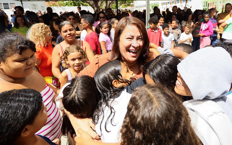 Prefeita Suzana Ramos inaugura requalificação e ampliação da Escola Municipal Professora Carmem Costa Santos, 62ª unidade de ensino entregue na gestão
