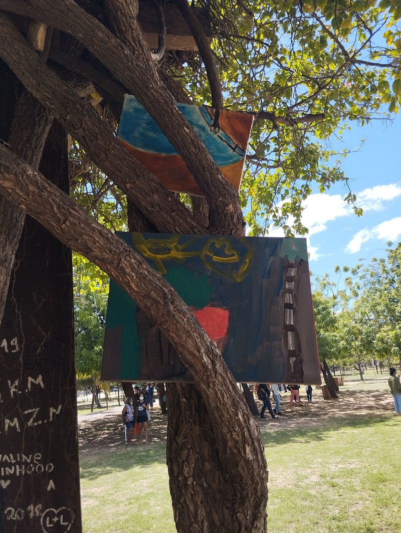 Trabalhos de crianças e adolescentes CAPSi de Juazeiro são expostos em ação no Parque Municipal Josepha Coelho, em Petrolina